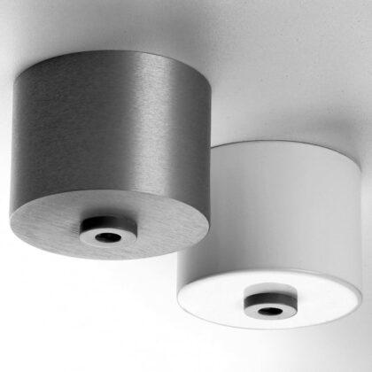 DELTA LIGHT câble base Round geanodiseerd aluminium h:41mm ø57 203 99 55 ANO