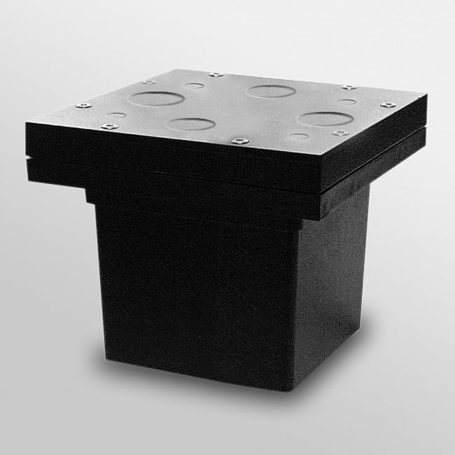 DELTA LIGHT Concrete Box met grondvoetstuk max. 2x50W 240V 140x140x173mm IP67 216 12 00