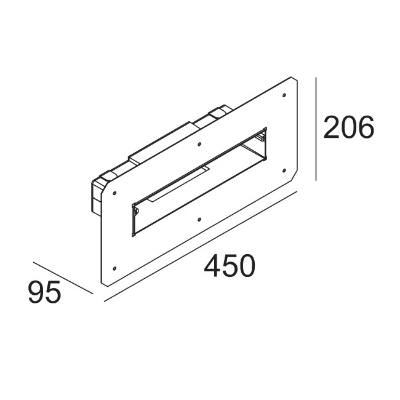 DELTA LIGHT CONCRETE BOX 191 Plafondinbouw 270 11 191