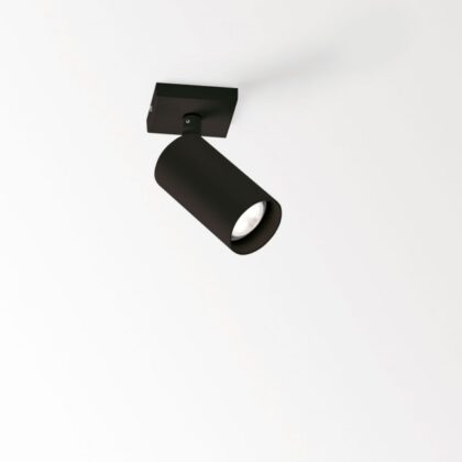 DELTA LIGHT Spyco On 1 Hi opbouwspot 1x35W GU10 zwart 414 353 10 B