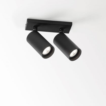 DELTA LIGHT Spyco On 2 Hi opbouwspot 1x35W GU10 zwart 414 353 20 B