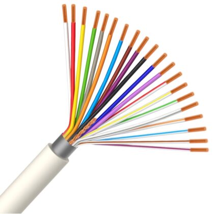DIVERSE KABELS Alarmkabel globaal afgeschermd PVC/PVC wit Eca 20X0