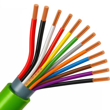 DIVERSE KABELS Alarmkabel+voeding globaal afgeschermd LS0H/LS0H groen Cca s1d2a1 2X0