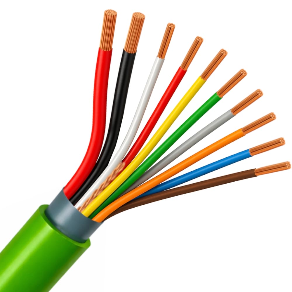 DIVERSE KABELS Alarmkabel+voeding globaal afgeschermd LS0H/LS0H groen Cca s1d2a1 2X0
