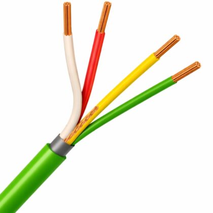 DIVERSE KABELS Alarmkabel globaal afgeschermd LS0H/LS0H groen Cca s1d2a1 4X0