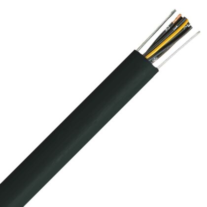 DIVERSE KABELS Flexibele liftkabel rond met zijdelingse stalen draagorganen PVC 12x1