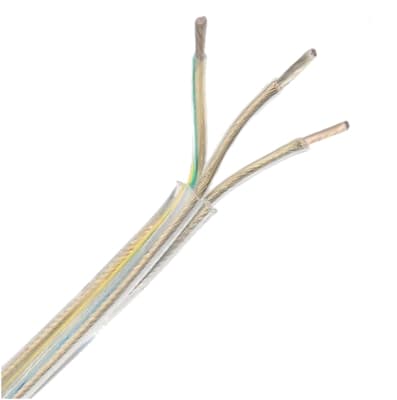DIVERSE KABELS transparante - doorzichtige draden (PVC) en - buitenmantel (PVC) 3x0