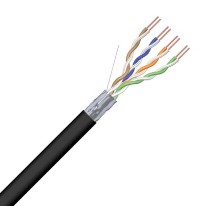 DRAKA F/UTP CAT5E 4P PE Fca Outdoor Zwart 60016747