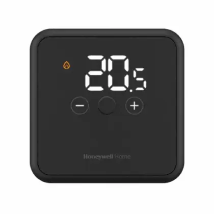 Honeywell Home WSS DTS4 (spare) digitale ruimtebediening draadloos voor EvoHome - Zwart DTS42BRFST22