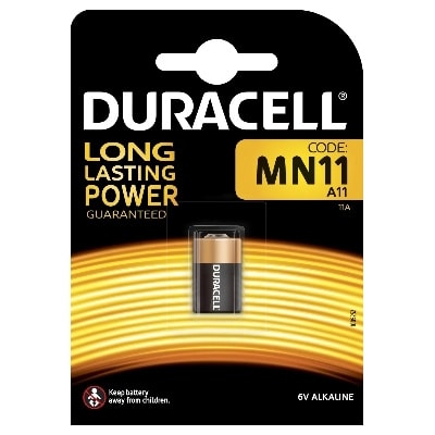 DURACELL Batterij Alkaline Security - 6V - MN11 / E11A - blister 1 stuk 5000394015142