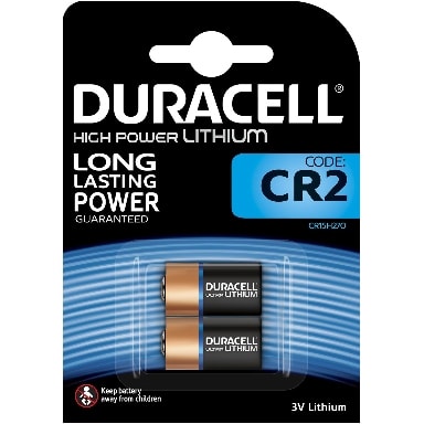 DURACELL Batterij Ultra Lithium - 3V - CR2 / DRCR2 / EL1CR2 / CR15H270 - blister 2 stuks 5000394030480