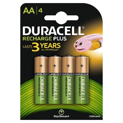 DURACELL Oplaadbare batterij Recharge Plus - AA - 1