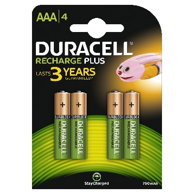 DURACELL Oplaadbare batterij Recharge Plus - AAA - 1