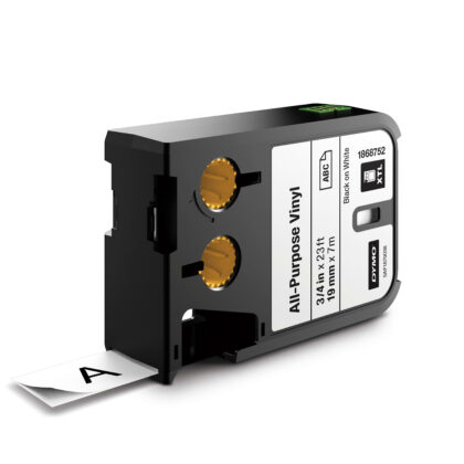 DYMO Universeel Vinyl 19mm Black on white 1868752