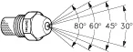 Danfoss Olieverstuiver Danfoss S 45° 0.50Gal/h vol (S) 030F4908
