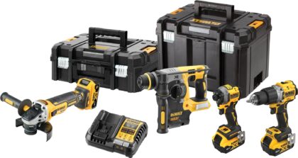 Dewalt Accu combopack DCK429P3T 18V (4-delig) - DCD805+DCF850+DCH273+DCG405 DCK429P3T-QW