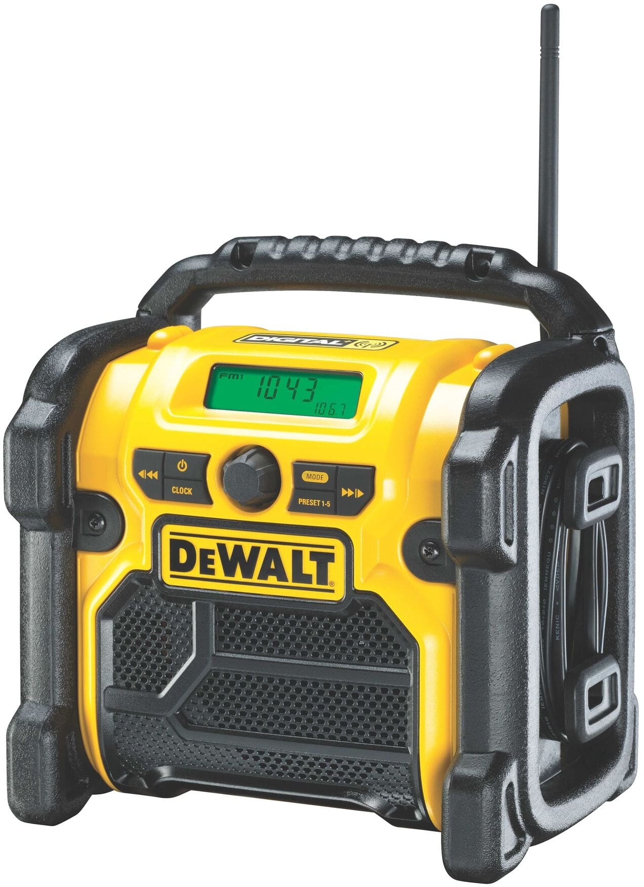 Dewalt 12V/18V XR Compacte FM/DAB Radio (lader) DCR020-QW