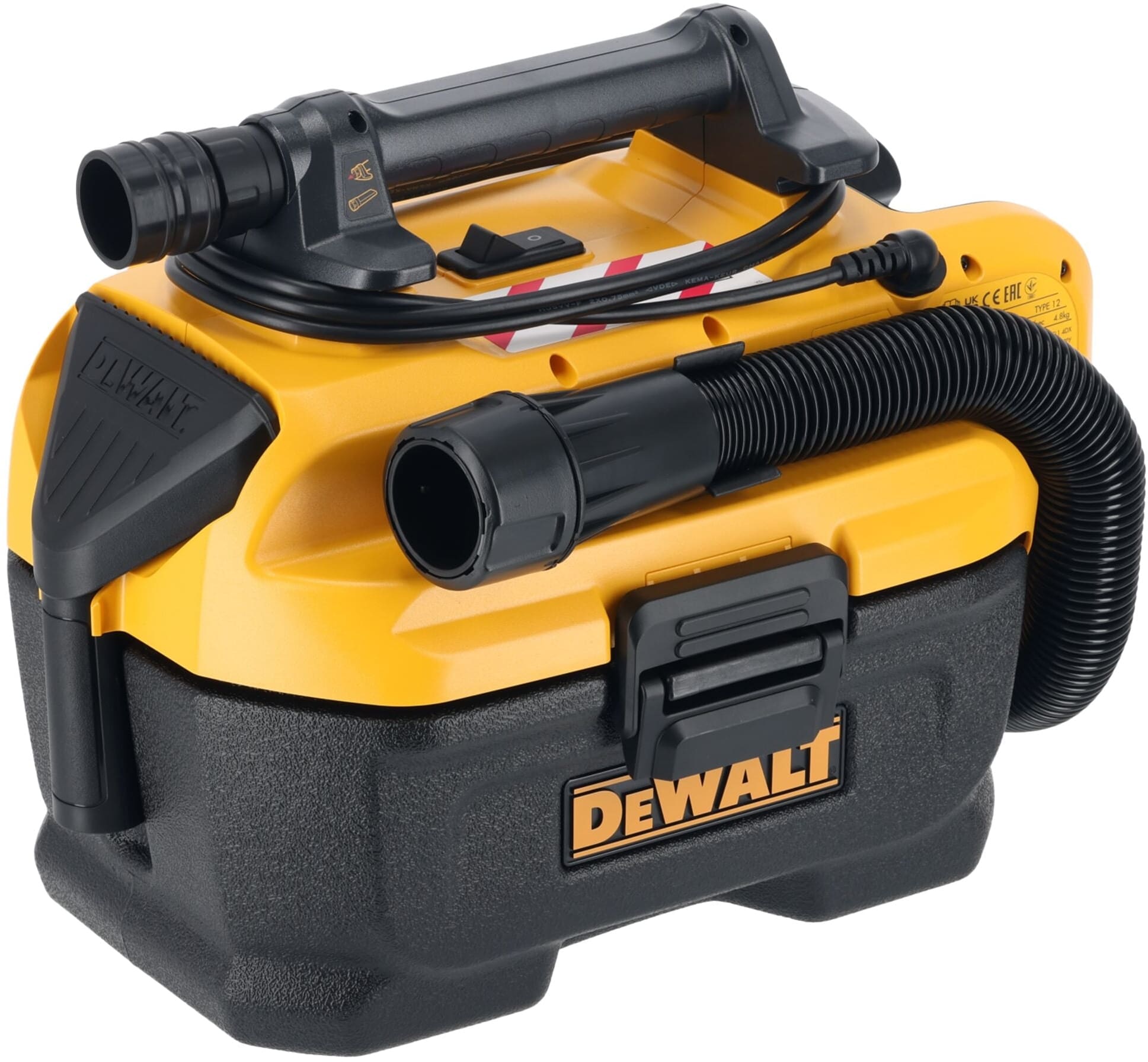 Dewalt 18V XR L-klasse Nat & droog stofzuiger DCV584L-QW