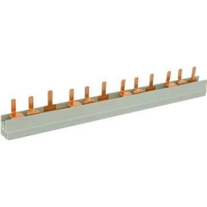 Diverse Materialen VBS kamrail 3P 10mm² 57mod pin L1-L2-L3 2CDB836001R1057