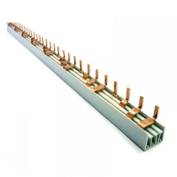 Diverse Materialen Verbindingsrail Pin Vynckier BV-S 4P 16mm² 14x4P multipack voor ABB VY 2CDB846011R1656