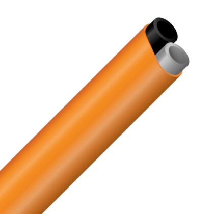 Dura-line FuturePath HDPE - 2x 14/10 Black/Grey (color microducts: Red/Blue) DB2 HDPE 2X14X2