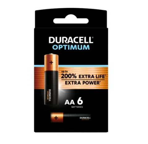 Duracell Niet-oplaadbare batterij Duracell Optimum mignon 163763119