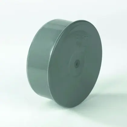 Dyka PVC AFSLUITKAP 125 SPIE GRIJS 20022368