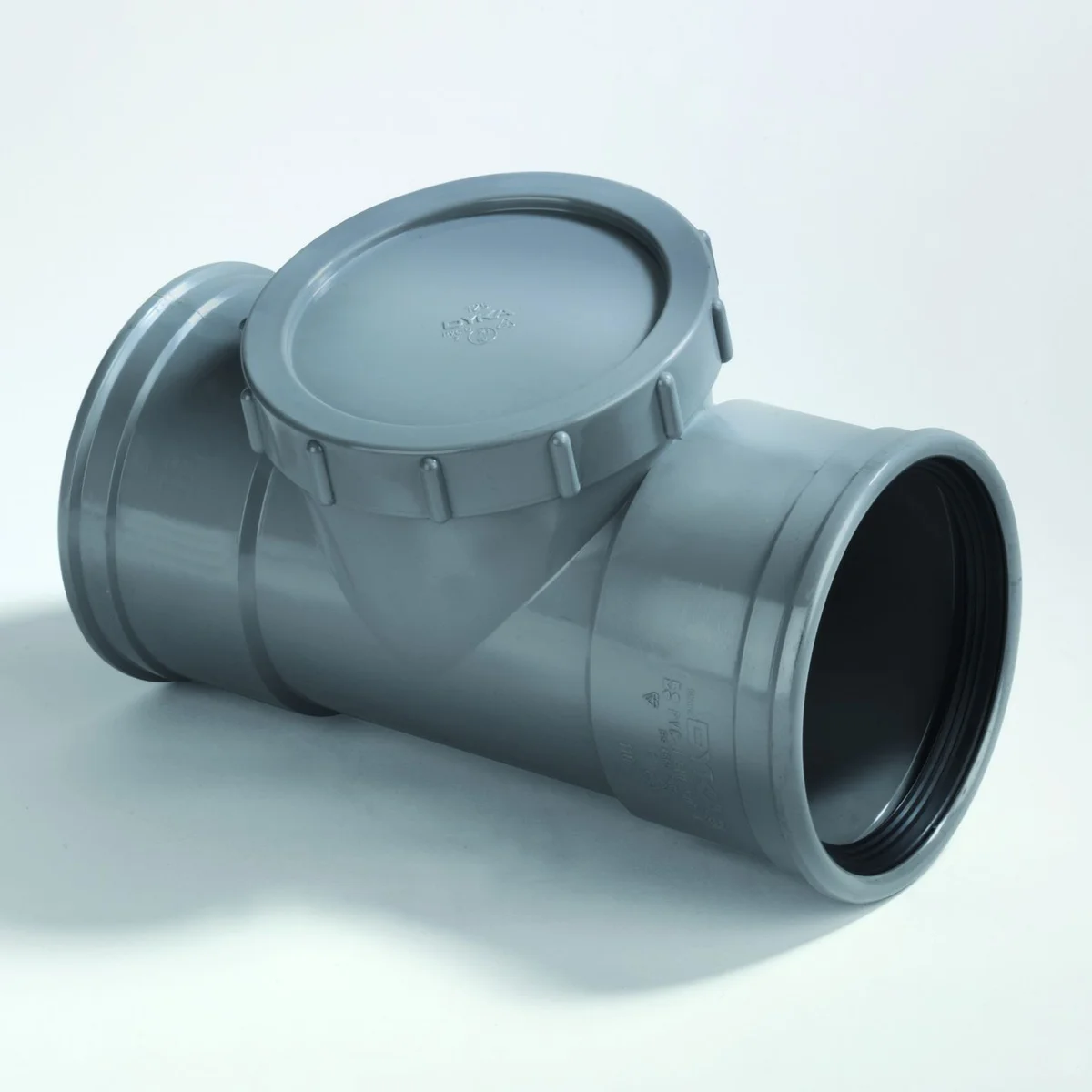 Dyka PVC ONTSTOPPINGSSTUK 125 SN4 FM GRIJS 20023080