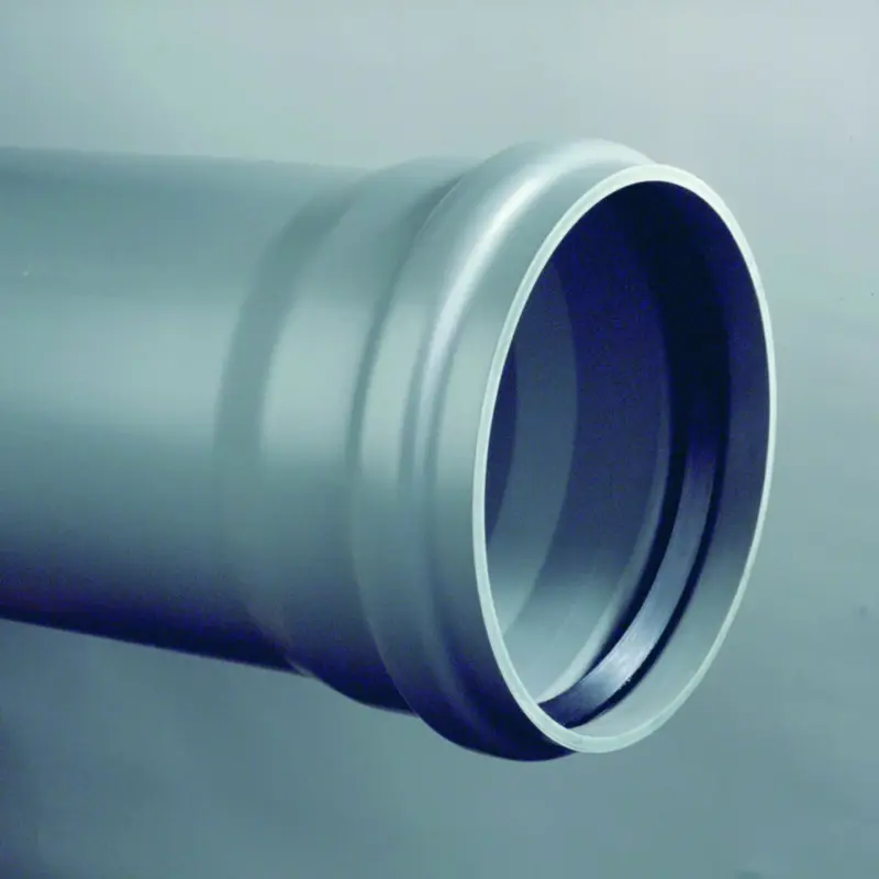 Dyka Kunststof buis met mof Dyka 110x3.2mm BENOR-keur grijs lengte 5m 20045658