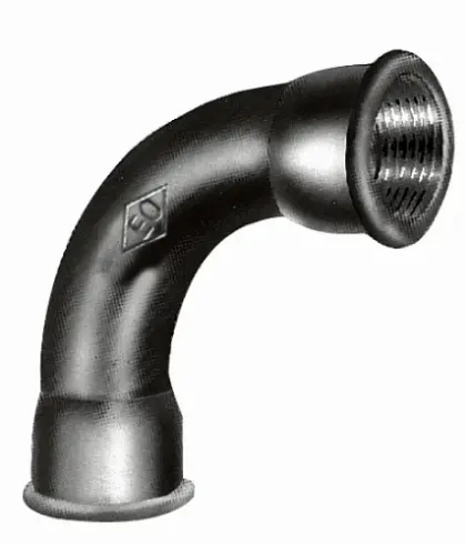 Atusa Zwart 002 bocht 90° FF 1/2 x 1/2 E0020000042