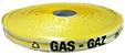 TracPipe PLT waarschuwingslint vermelding "GAZ - GAS" 50 mm (rollengte 250 m) - geel - prijs per rol E050XYZ4XXXGGX