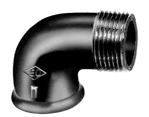 Atusa Zwart 092 knie 90° MF 1/2 x 1/2 E0920000042