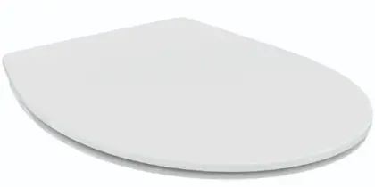 Ideal Standard Astor toiletzitting - wit - scharnier inox E131701