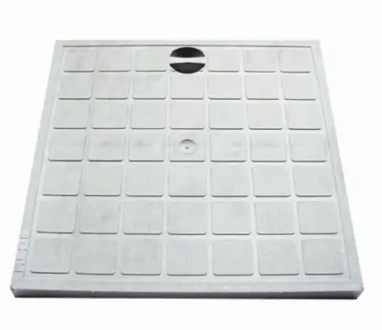 Nicoll RIO deksel voor toezichtput 400 x 400 mm - lichtgrijs E684004