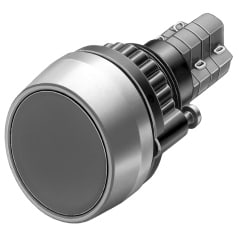 EAO Verlichte drukknop (puls) 1V+1M fastonaansl. goudktk. 14-131.022