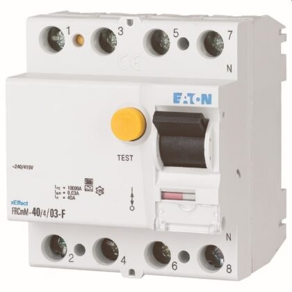 EATON Aardlekschakelaar 40A 4-polig 300mA type F selectief 187439