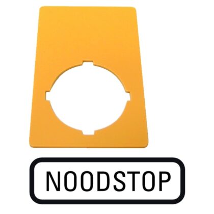 EATON Tekstschild voor drukknop/signaallamp M22-XZK-NL99 Geel 216475