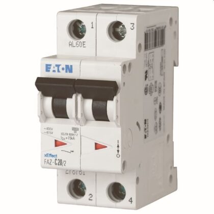 EATON Automaat 2P 2A 15kA curve C 278748