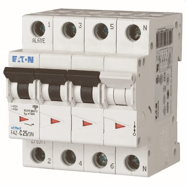 EATON Installatieautomaat FAZ-C40/3N