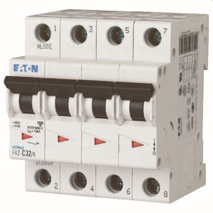 EATON Automaat 4P 32A 15kA curve B 279038