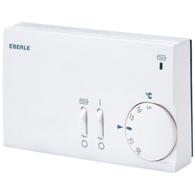 EBERLE Ruimtethermostaat 3 stand + ON/OFF + bij vermarming 230VAC 5-30°C 1CO 6A 6006