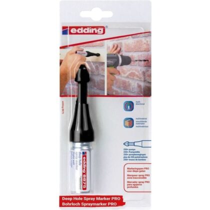 EDDING E-8875 deep hole spraymarker zwart in blister 1 st ED066527