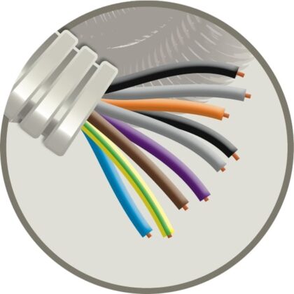 ELFLEX Elflex voorbedrade buis 20mm grijs + installatie VOB 9G1