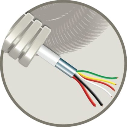 ELFLEX Elflex voorbedrade buis 16mm grijs + alarmkabel AL 4X0