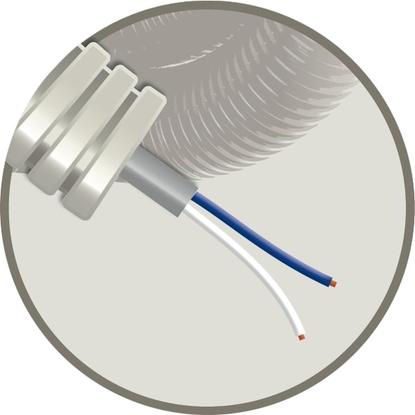 ELFLEX Elflex voorbedrade buis 16mm grijs + telefoniekabel SVV grijs 2x0