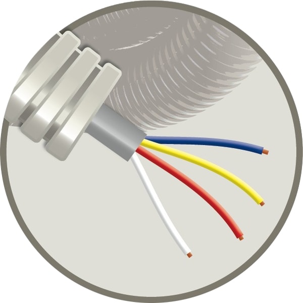 ELFLEX Elflex voorbedrade buis 16mm grijs + telefoniekabel SVV grijs 4x0