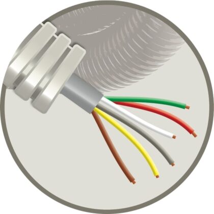 ELFLEX Elflex voorbedrade buis 16mm grijs + telefoniekabel SVV grijs 6X0