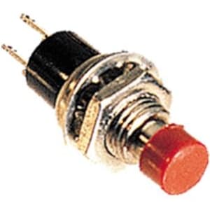 ELIMEX Drukschakelaar ''Push-ON-OFF''  - Rood - Montagegat 7mm - 10 stuks 34079