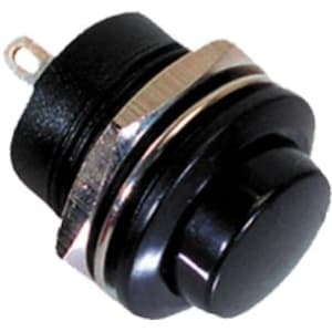 ELIMEX Drukschakelaar ''Push-ON-OFF'' - 125V / 3A - Zwart - Montagegat 16mm - 10 stuks 34082
