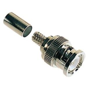 ELIMEX BNC mannelijke connector voor RG-59 kabel 75 ohms         1 SET VAN 10 STUKS 34255